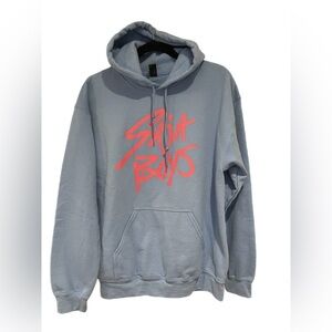 SAJA BOYS- Gildan Blue Hoodie - Size Medium